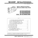 Sharp MX-M550U, MX-M620U (serv.man3) Service Manual
