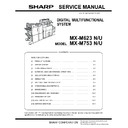 Sharp MX-M623U, MX-M753U (serv.man10) Service Manual