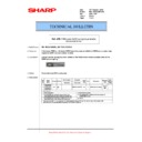 Sharp MX-M623U, MX-M753U (serv.man42) Technical Bulletin