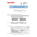 Sharp MX-M623U, MX-M753U (serv.man45) Technical Bulletin