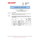 Sharp MX-M623U, MX-M753U (serv.man52) Technical Bulletin