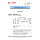 Sharp MX-M850 (serv.man74) Technical Bulletin