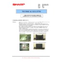 Sharp MX-M850 (serv.man87) Technical Bulletin