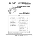 Sharp MX-M905 (serv.man2) Service Manual
