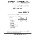 Sharp MX-MF11 (serv.man5) Service Manual