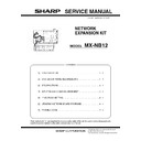 mx-nb12 service manual