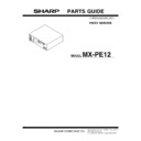 Sharp MX-PE12 FIERY (serv.man2) Parts Guide