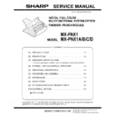 Sharp MX-PNX1A (serv.man2) Service Manual