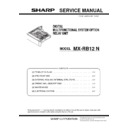 Sharp MX-RB12 (serv.man2) Service Manual