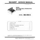 Sharp MX-RB12 Specification