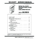 Sharp MX-RB15 Specification