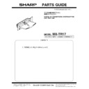 Sharp MX-TR17 (serv.man2) Parts Guide