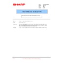 Sharp PG-A10S (serv.man33) Technical Bulletin