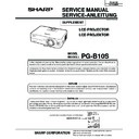 Sharp PG-B10S (serv.man3) Service Manual