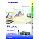 Sharp PG-C20XE (serv.man22) User Guide / Operation Manual
