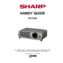 Sharp PG-C20XE Handy Guide