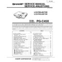 Sharp PG-C45X (serv.man3) Service Manual