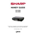 Sharp PG-C45X Handy Guide