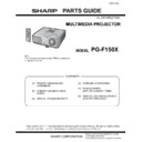 Sharp PG-F150X (serv.man4) Parts Guide