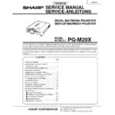 Sharp PG-M20X (serv.man3) Service Manual