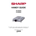 Sharp PG-M20X Handy Guide