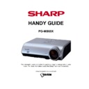 Sharp PG-MB60X Handy Guide