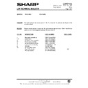 Sharp XG-3700E (serv.man4) Technical Bulletin