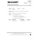 Sharp XG-3785E (serv.man5) Technical Bulletin