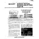 Sharp XG-3785E Service Manual