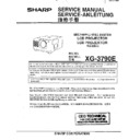 Sharp XG-3790E Service Manual