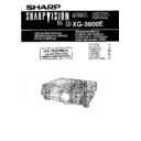 Sharp XG-3800E (serv.man5) User Guide / Operation Manual