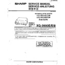 Sharp XG-3900E (serv.man2) Service Manual