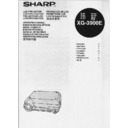 Sharp XG-3900E (serv.man6) User Guide / Operation Manual