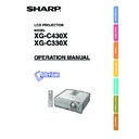 Sharp XG-C330X (serv.man2) User Guide / Operation Manual