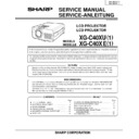 Sharp XG-C40XE (serv.man3) Service Manual