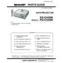 Sharp XG-C455W (serv.man11) Parts Guide