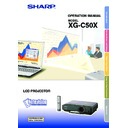 Sharp XG-C50XE (serv.man28) User Guide / Operation Manual
