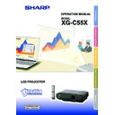 Sharp XG-C55X (serv.man29) User Guide / Operation Manual