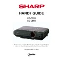 Sharp XG-C55X Handy Guide
