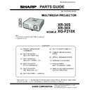 Sharp XG-F210X (serv.man10) Parts Guide