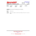 Sharp XG-F210X (serv.man12) Technical Bulletin