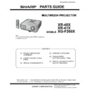 Sharp XG-F260X (serv.man4) Parts Guide