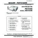 Sharp XG-F315X (serv.man11) Parts Guide