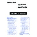 xg-f315x (serv.man13) user guide / operation manual