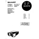 Sharp XG-NV1E (serv.man19) User Guide / Operation Manual
