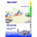 Sharp XG-NV7XE (serv.man10) User Guide / Operation Manual