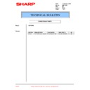 Sharp XG-P10XE (serv.man16) Technical Bulletin