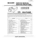 Sharp XG-P10XE (serv.man2) Service Manual