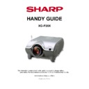 Sharp XG-P20XE Handy Guide