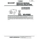 Sharp XG-P25XE (serv.man3) Service Manual